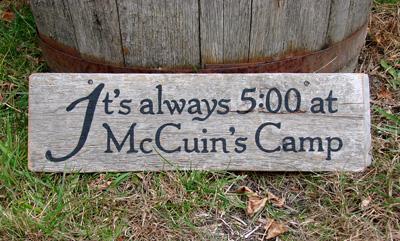 Camp sign  - Style 1