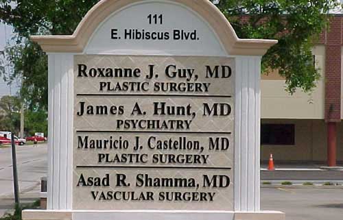 PVC LETTERS WITH ACRYLIC LETTERS