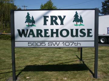 Fry Warehouse Monument Sign