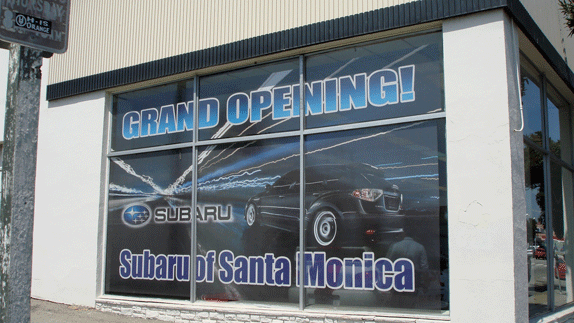 SUBARU WINDOW GRAPHIC