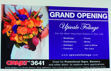 Grand opening banner