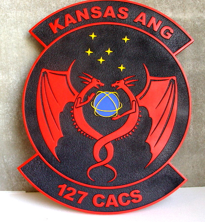 V31535 - Air National Guard Emblem Wall Plaque