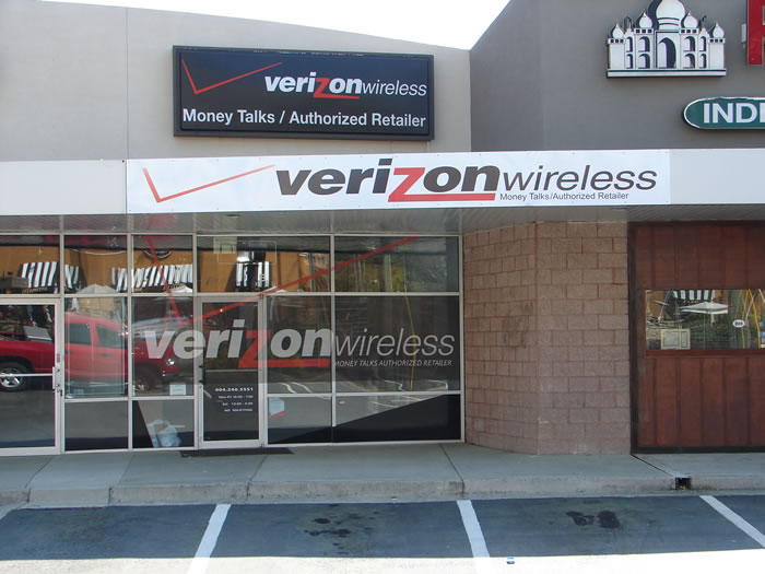 Verizon Wireless Signage