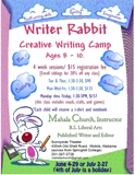 Creative Writing Camp: Ages 8-10