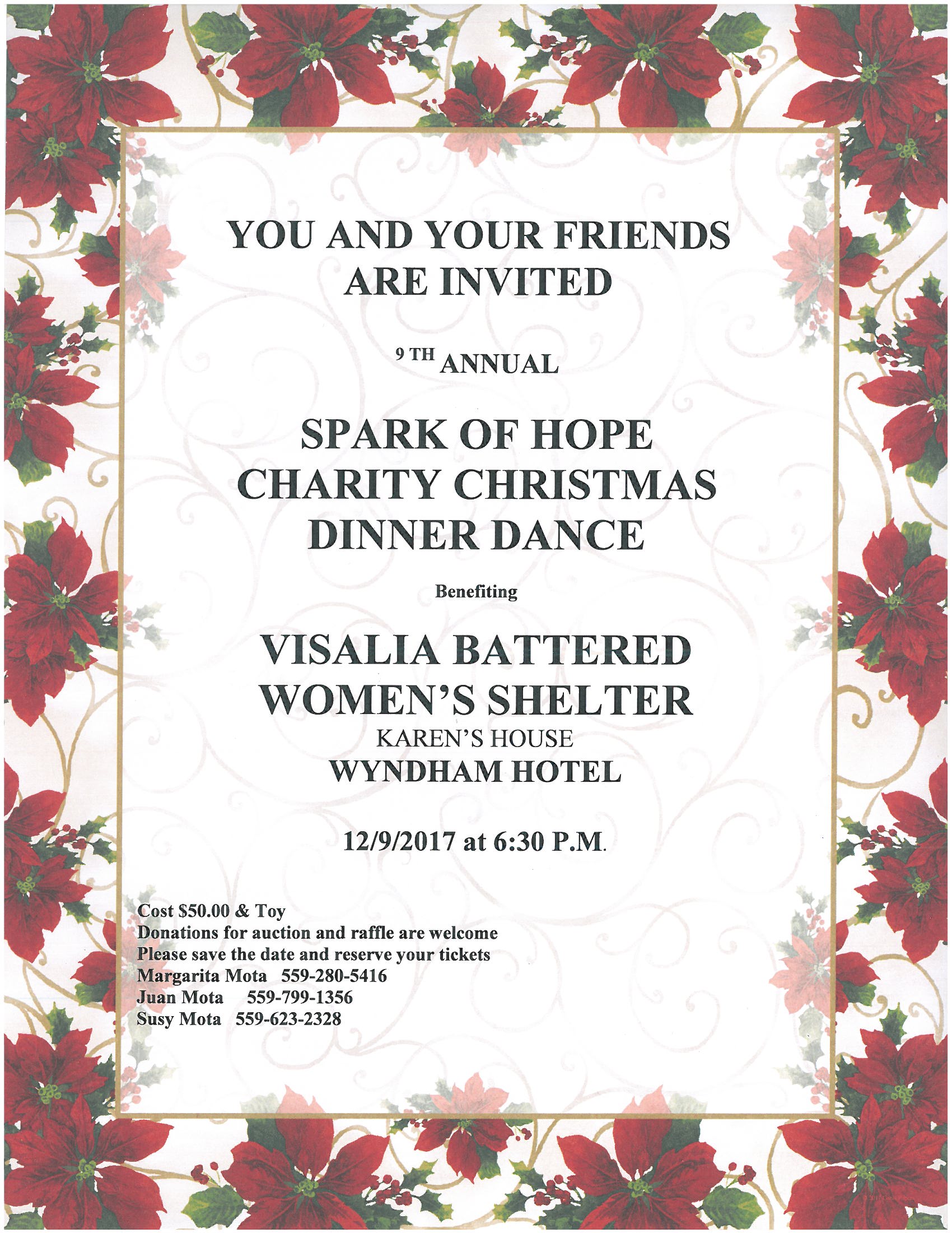 Spark of Hope Charity Christmas Dinner Dance