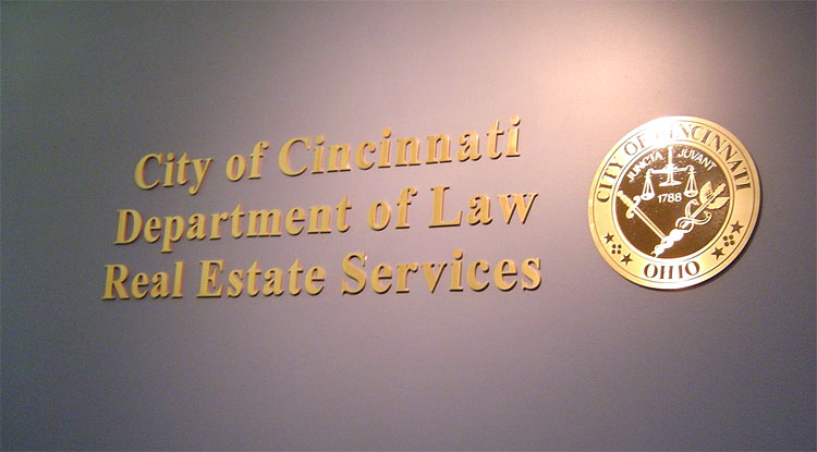 City of Cincinnati Solid Bronze Lettering/Logo
