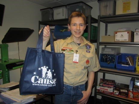 Local Scout’s Service Benefits Warriors and their Families