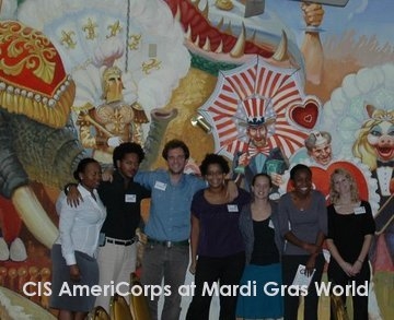 CIS AmeriCorps at Mardi Gras World