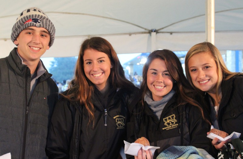 Homecoming tent