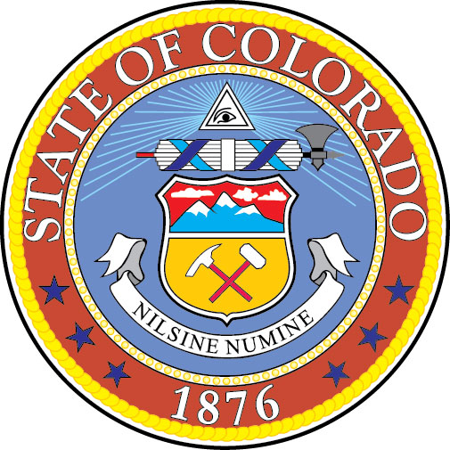 W32080 - Great Seal of Colorado Wooden Plaque