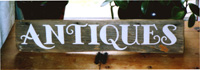 Handpainted Wood Signs - ANTIQUE