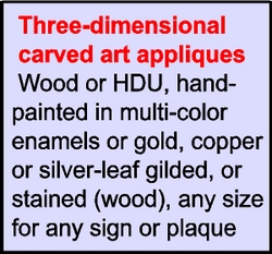 V31393 - US Navy 3D Carved Art Appliques for Wall Plaques
