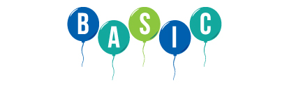 Basic birthday party logo