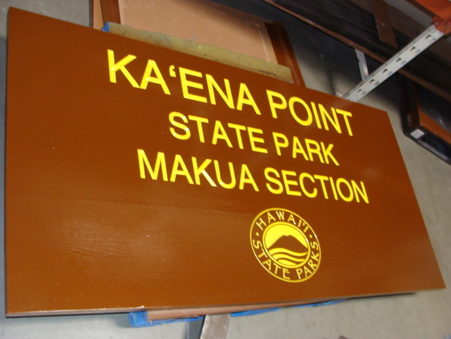 M8200 - Engraved/Routed Cedar State Park Sign