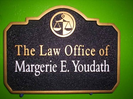 A10110 - Sandblasted HDU Attorney Sign