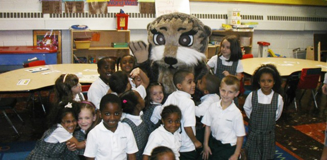 Josh the Otter visits classrooms around the world!
