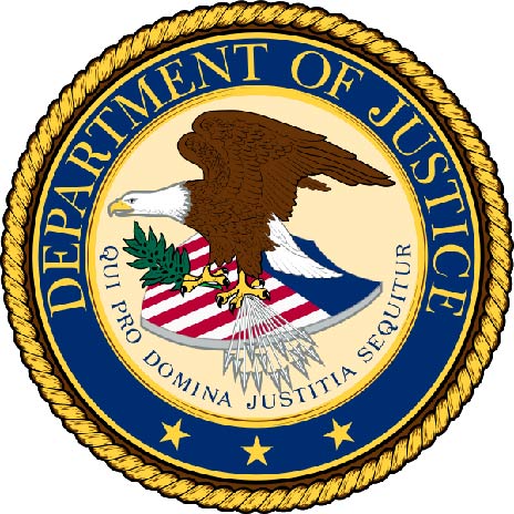 U30190 - Department of Justice (DOJ) Seal Carved 3D Wall Plaque