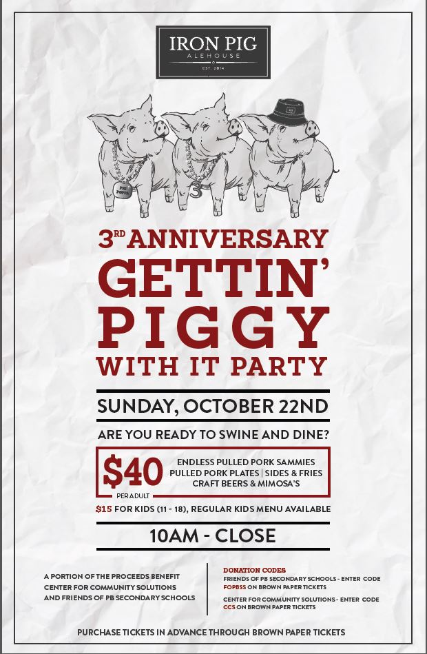 Iron Pig Alehouse 3rd Anniversary Party