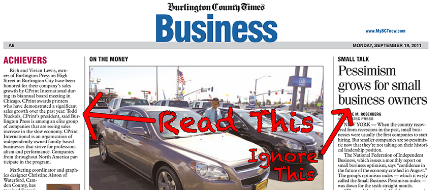 Burlington Press Wins Award