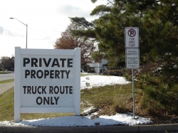 Traffic and Property Restriction Signs