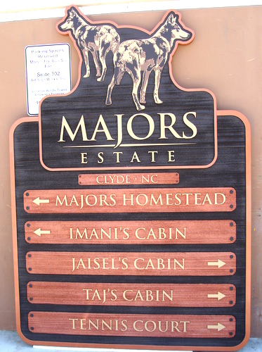 O24072 - Ranch/ Estate Wayfinding Sign