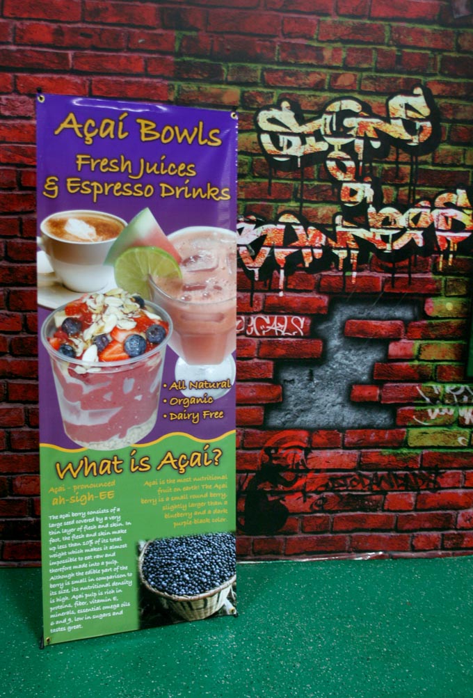 Pulp fusion Banner sign
