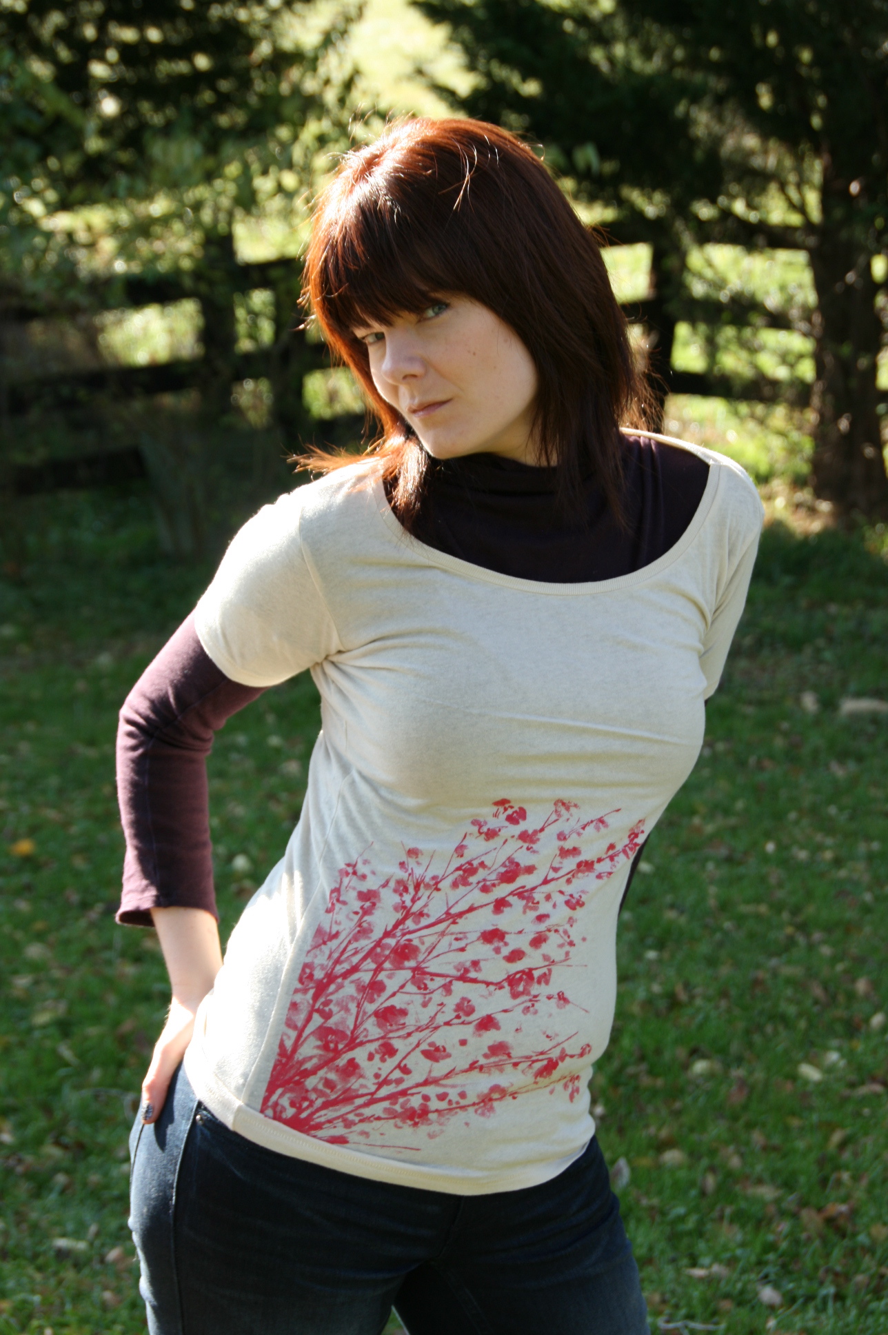 scoop neck natural 