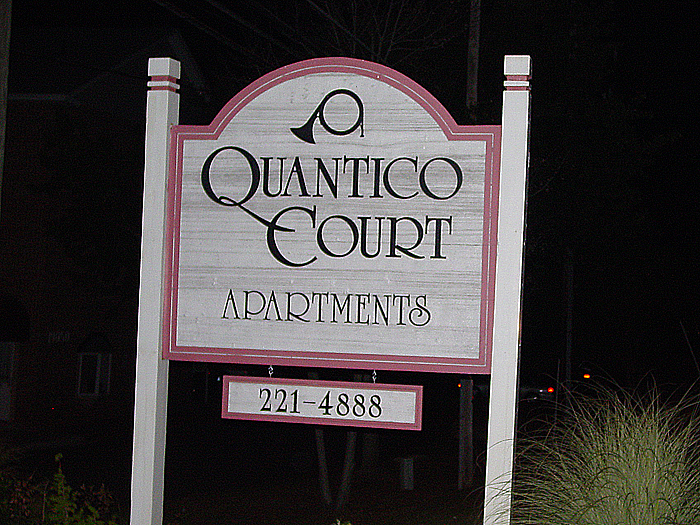 Quantico Court Community Sign