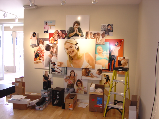Unique Displays - collage