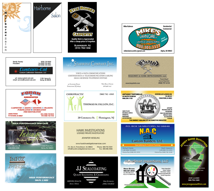Custom Designed Business Cards