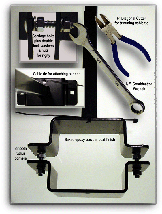 Banner Bracket Mechanical Details &amp; Tools Required