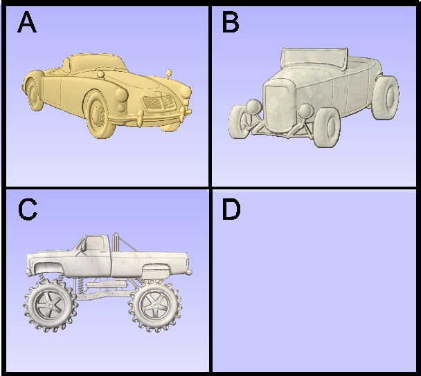 U30918 - Carved Automobiles