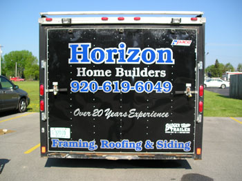 Vehicle Lettering - Horizon Home Builders