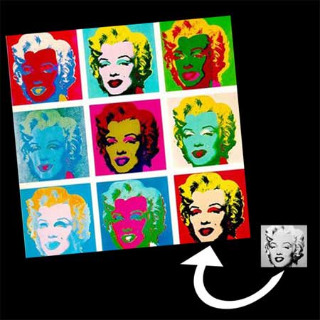 "Andy Warhol" Effect Portrait