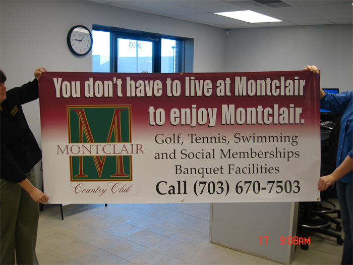 Montclair Custom Banner