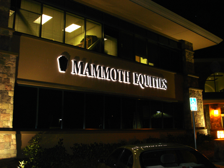 Brushed Aluminum Back-Lit Channel letters