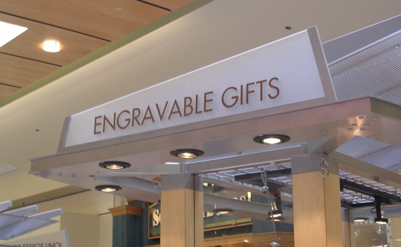 Mall Cart Sign