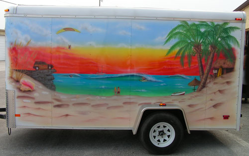 Den's Trailer-Beach Side