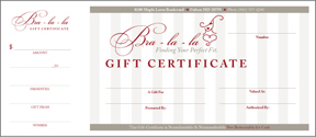 Gift Certificates
