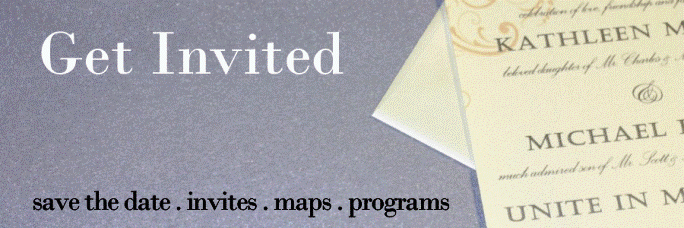 wedding invites, save the date, programs