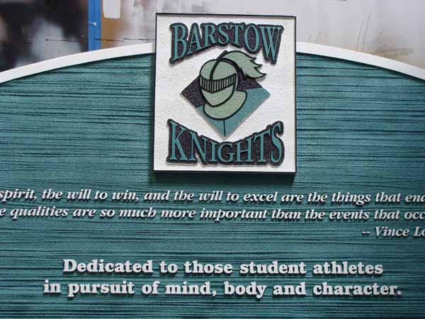 FA15600 - High School Athletic Sign