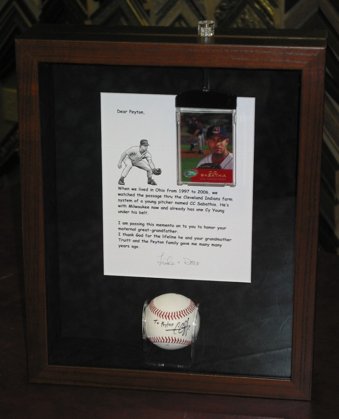 Baseball Card Shadowbox
