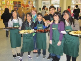 Teen Servers at Whipple's Art Show