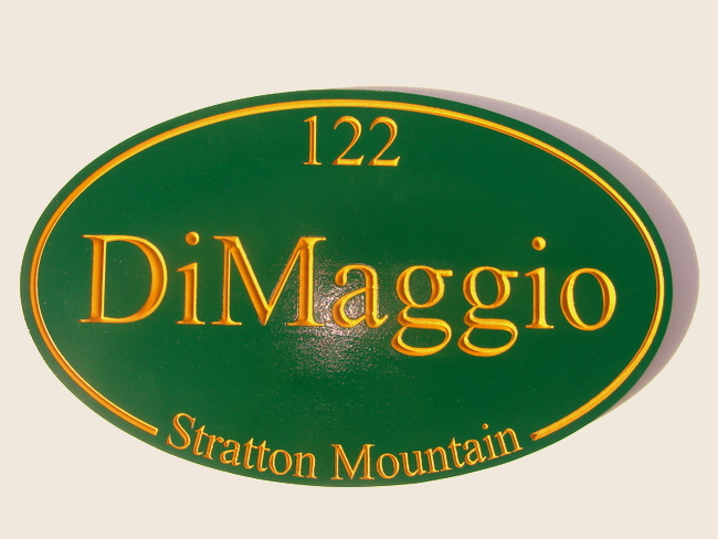 M22162 - Vacation Home Address Number Sign