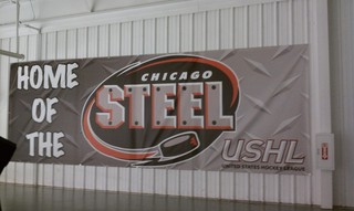 Large Chicago Steel Banner