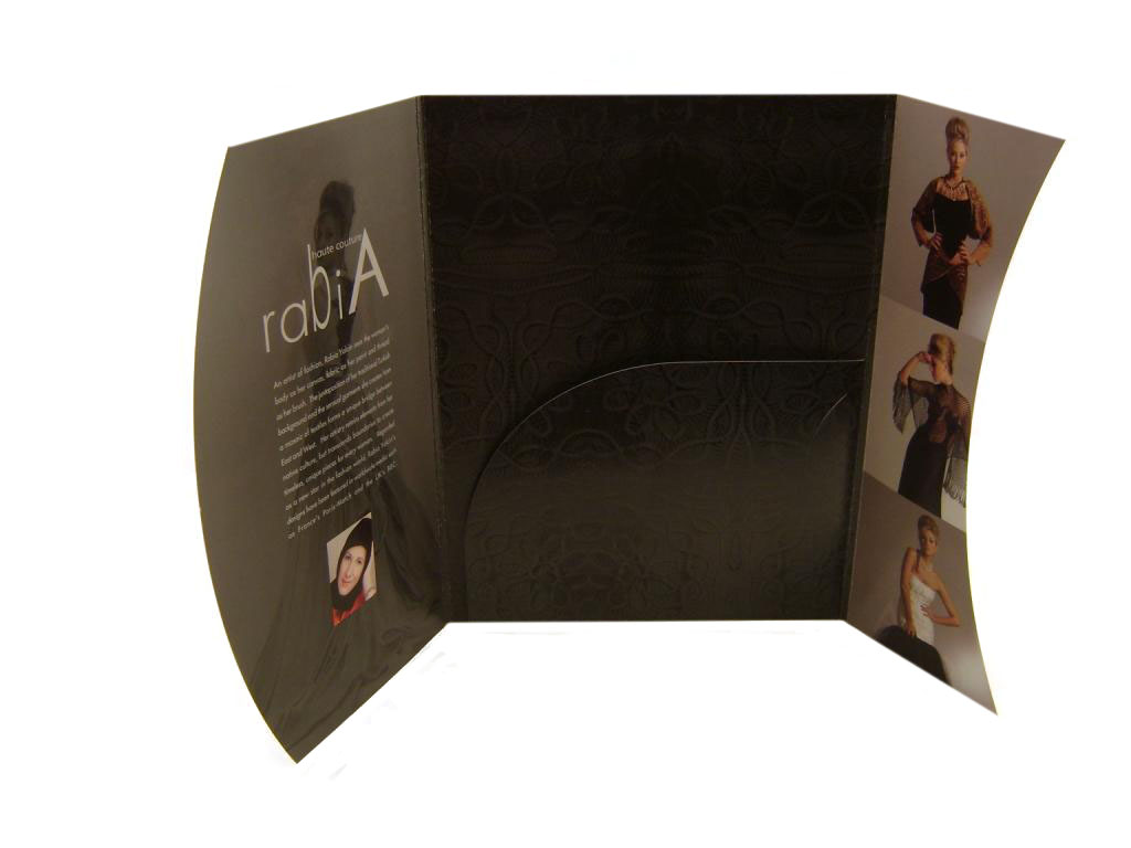 Custom Pocket Folder w/ Arc Die Cut