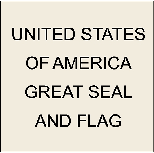 U30009 - Great Seal of The United States Carved 3d Wooden Wall Plaques