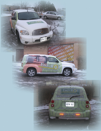 End Of The Roll Vehicle wrap