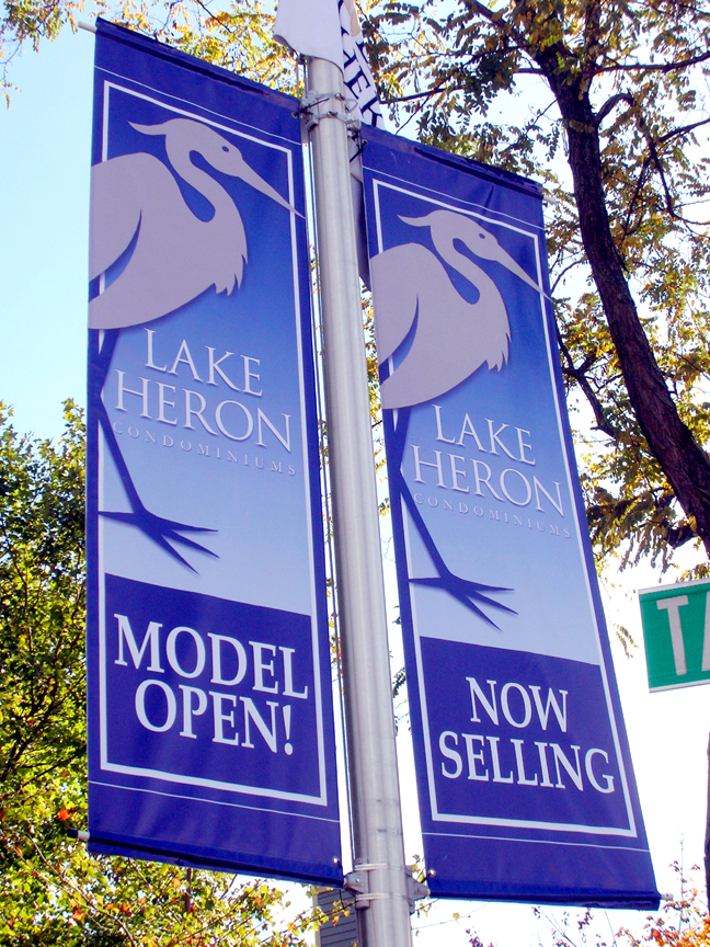 Lake Heron Banner