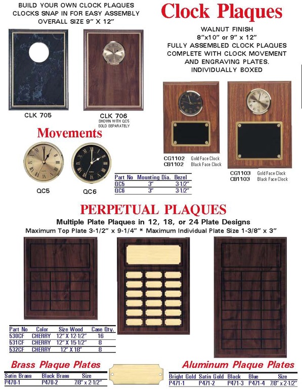 Plaques 8